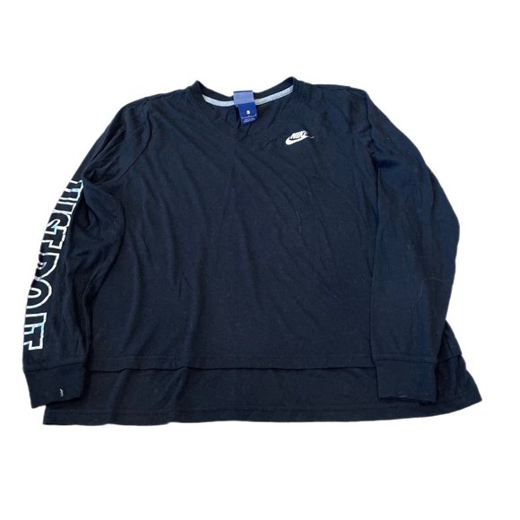 Nike black casual long sleeve top size large - Picture 1 of 4